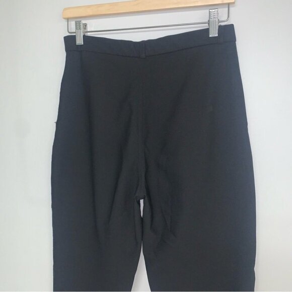 Escalade Suede Pants Women’s Size‎ Medium Black Vintage Front High Waisted Paris - Picture 5 of 11